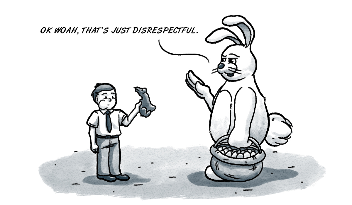 While weird, bunny ears still healthier than Peeps