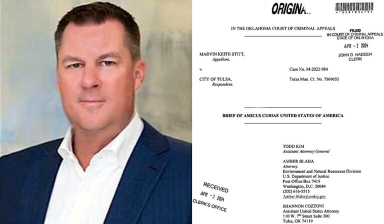 ‘Oklahoma lacks jurisdiction’ in Keith Stitt speeding ticket case, U.S. attorneys say