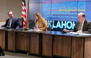 Bill would allow some Corporation Commission conversations outside of public meetings Corporation Commission conversations Oklahoma Open Meeting Act
