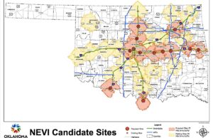 High-speed EV charging stations to reduce ‘range anxiety’ on Oklahoma interstates high-voltage EV charging stations in Oklahoma