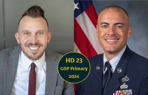 GOP primary between teacher, preacher to decide House District 23 seat 2024 House District 23 Oklahoma Republican candidates Connor Whitham and Derrick Hildebrant. (NonDoc)