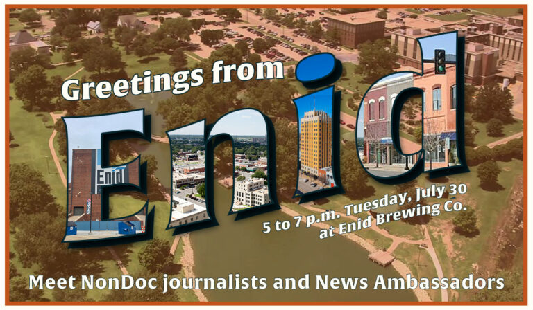 Enid Envoy: Join NonDoc for community conversation