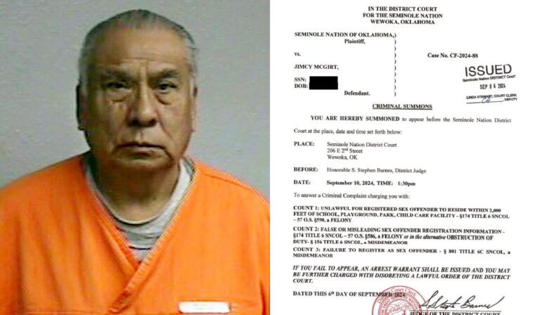 Legal roundup: McGirt arrested again, Kiamichi River power plant opposed, Freedom Center case decided