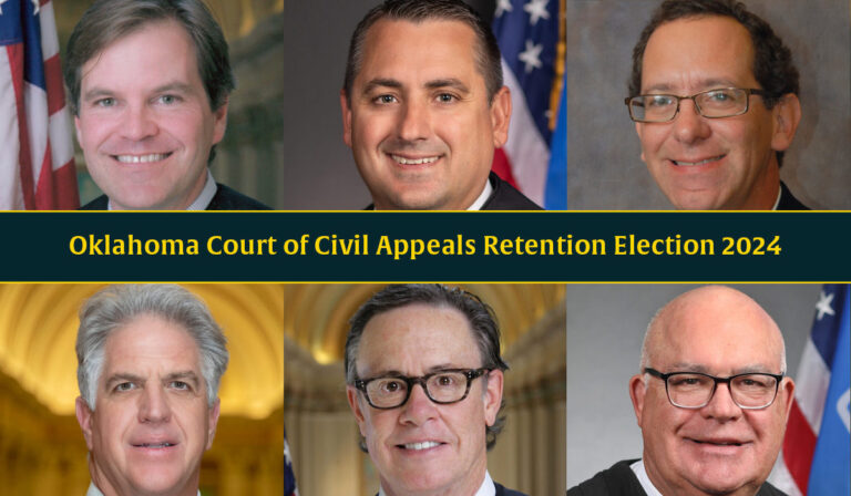 Oklahoma Court of Civil Appeals retention election: 6 judges on Nov. 5 ballot