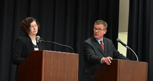 Fuxa, Grellner trade barbs in Senate District 21 debate Senate District 21