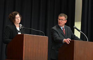 Fuxa, Grellner trade barbs in Senate District 21 debate Senate District 21