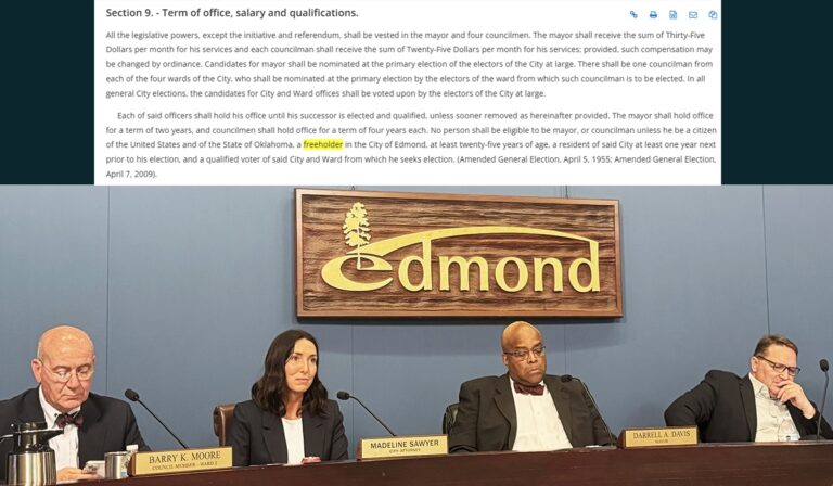 Property ownership requirement bars Edmond renters from holding city office