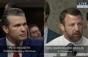 Mullin rises to defense of Hegseth during hearing