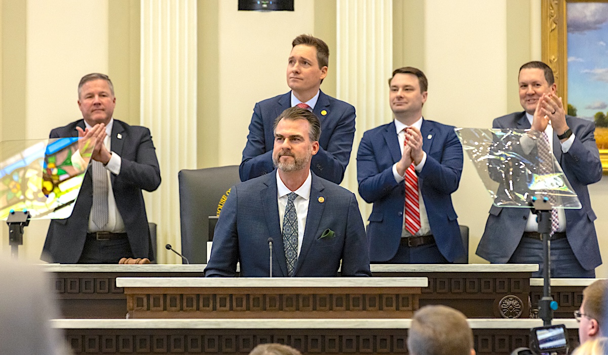 Despite expected revenue dip, Stitt touts tax cut, court cost reform in 2025 State of the State