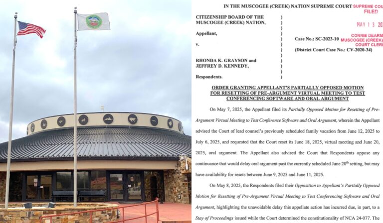 Muscogee high court reschedules Freedmen oral arguments, quietly responds to hack
