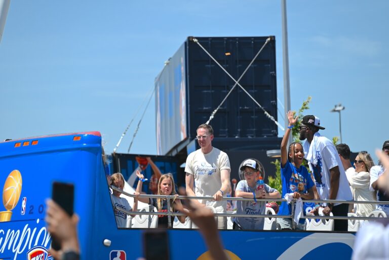 Searching for Scissortail Park: Hot times and high security at the Thunder parade