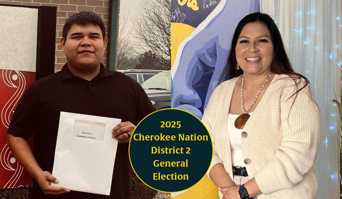 Issac Collins challenges Candessa Tehee for Cherokee Nation District 2