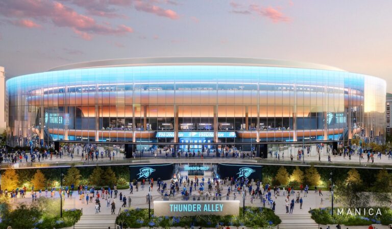Fresh off NBA title, OKC gets a first look at the Thunder’s new arena