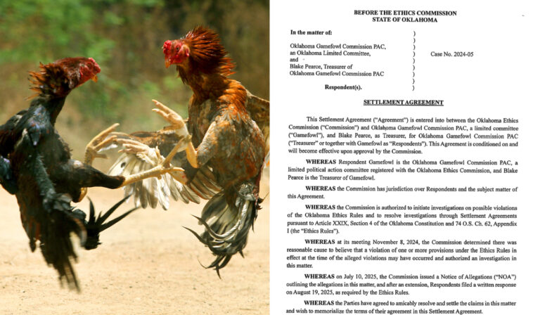 Gamefowl PAC ordered to dissolve, Chairman Anthony DeVore charged with cockfighting crime