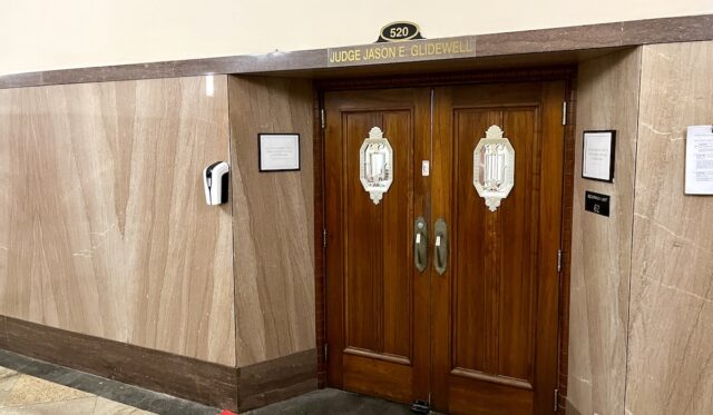Glidewell courtroom OK County 2025 Stallings recusal, Epic case
