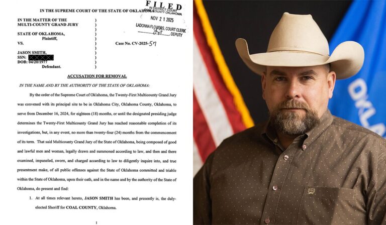 Accused of sexual misconduct, Coal County Sheriff Jason Smith faces removal from office