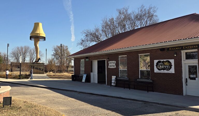 ‘People notice’: Chickasha leg lamp spurs economy as Warner Bros. complaint lingers