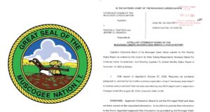 Muscogee Nation proposes requiring 1860s census verification to enroll Freedmen Muscogee Freedmen status report