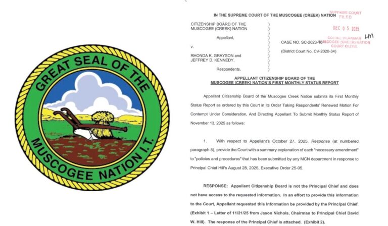 Muscogee Nation proposes requiring 1860s census verification to enroll Freedmen